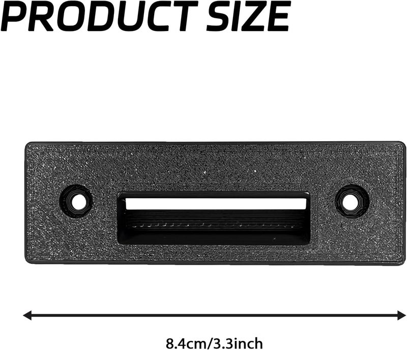 SamWinGear Moonroof Cover Latch Rear Sliding for Chevy Traverse, Buick Enclave, GMC Acadia Rear Moonroof Slider Sunroof Rev 0 F Lock Handles Retainer 84900118 Matte Black Sliding Skylight Hardware Kit - Image 2